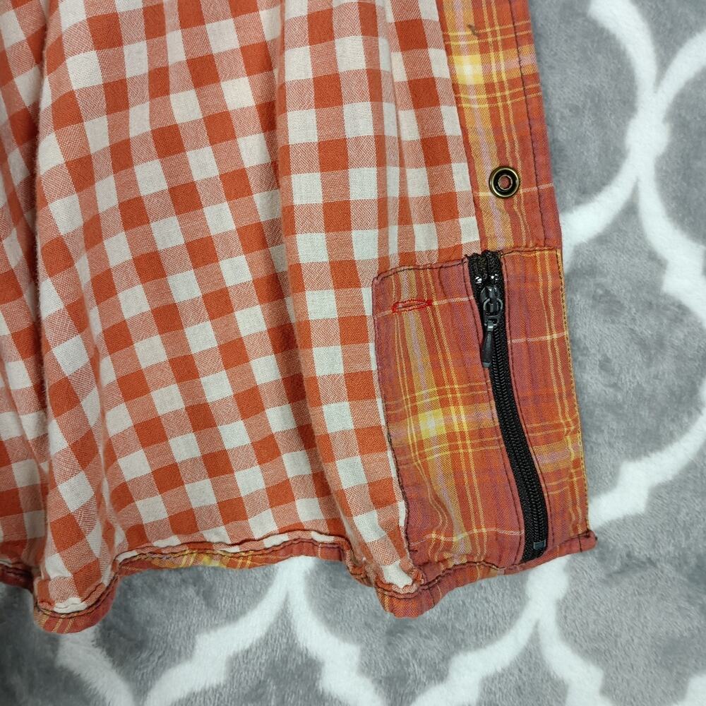Scottevest TEC Button Down Shirt Men XL Plaid 6 Pocket - Picture 10 of 13